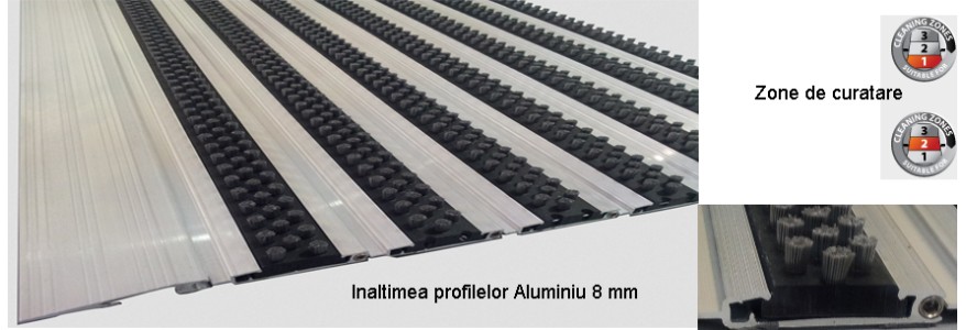 Stergator Aluminiu L45 Brush